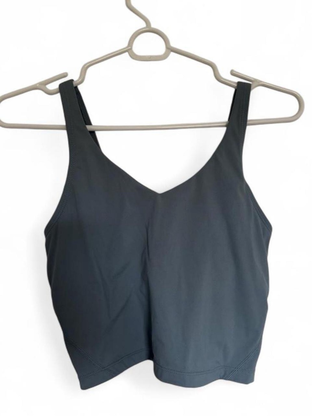 Oalka light blue athletic cropped tank top